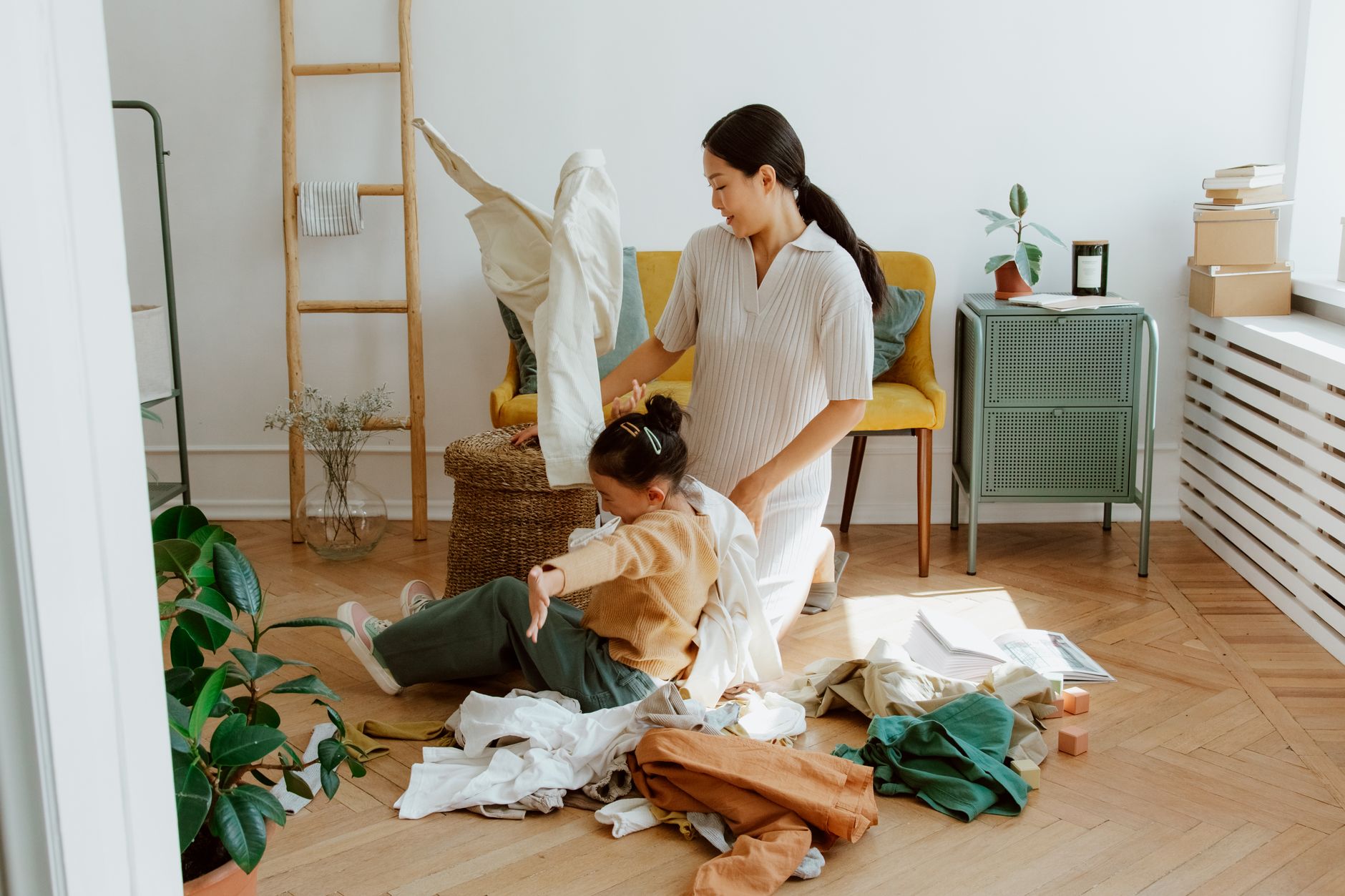 Trier et organiser le dressing d'un enfant — rangement futé